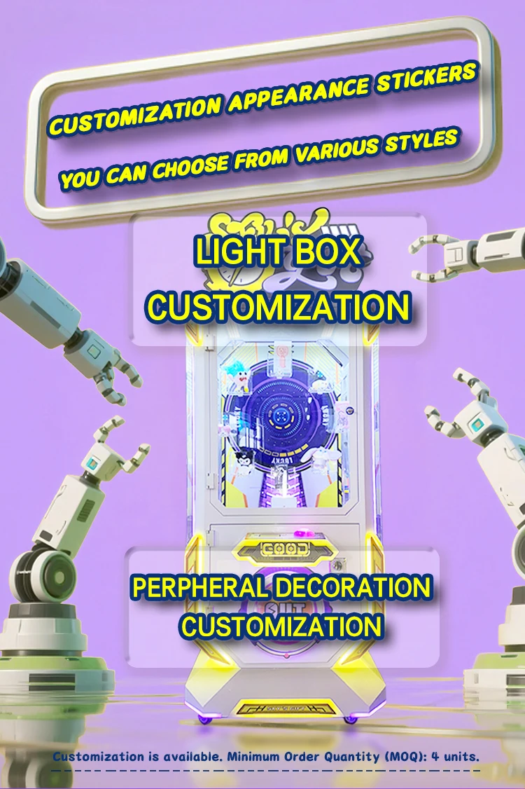 Funpark New Arrivals Ferris Wheel Arcade Claw Machine English Coin Operated Metal Gift Game Toy Vending Amusement Park details