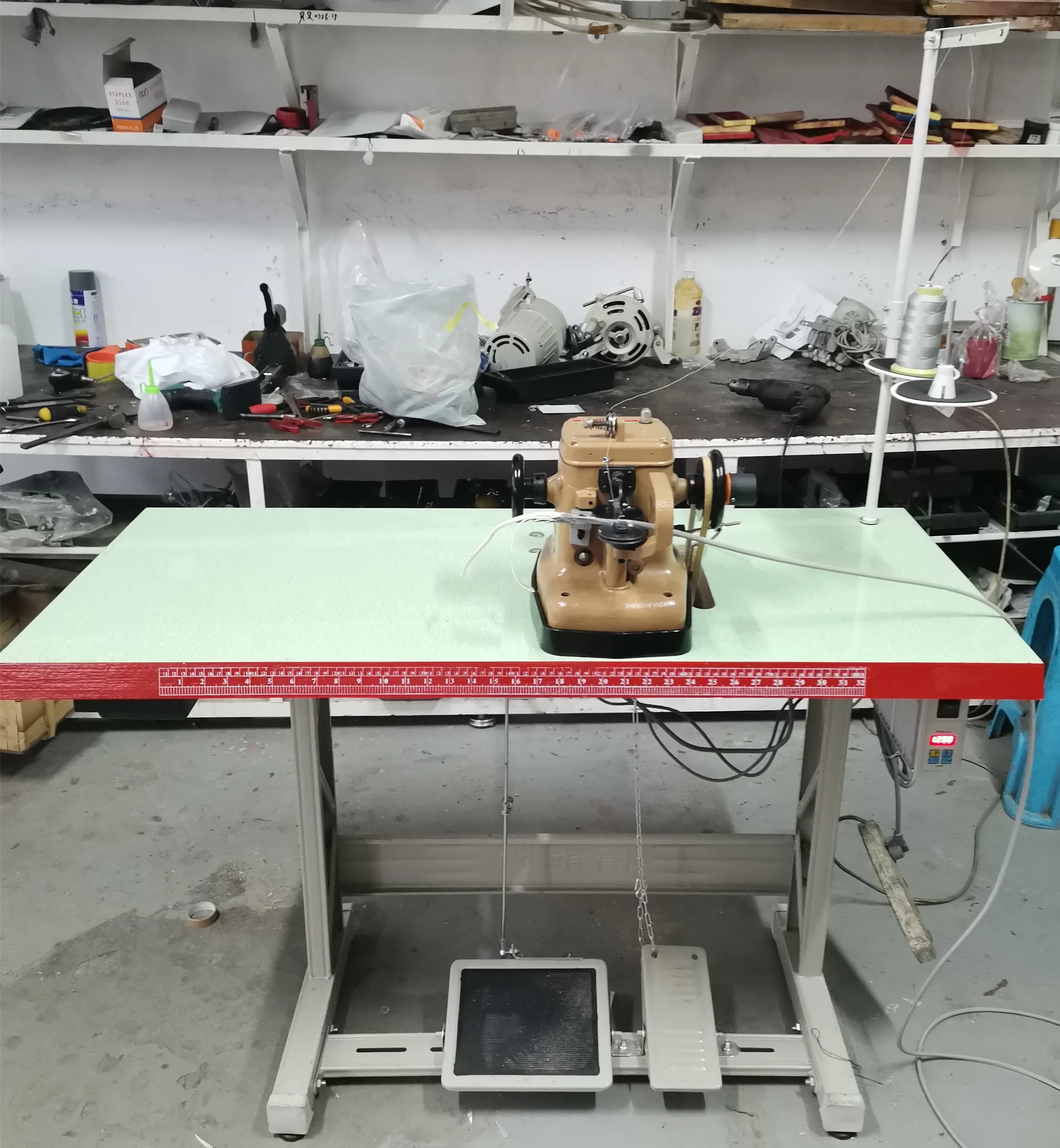 Automatic Lubrication Over Seaming USB Cable Sewing Machine Headset Sewing Machine Strobel Sewing Machine