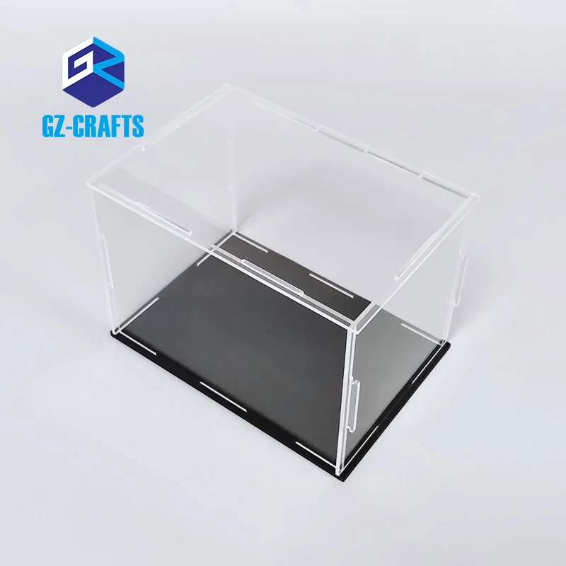 Clear 5-sided Acrylic Display Cube Boxes 4x4x4 Inch 5 Sides Acrylic 