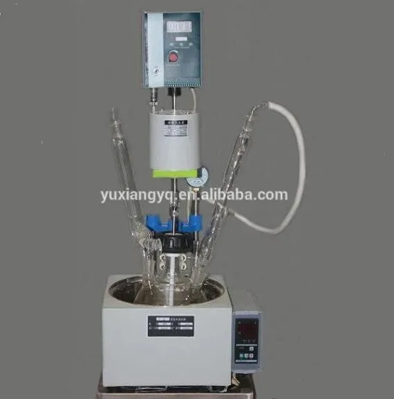1-5l Single Layer Glass Reactor - Buy 1l 2l 3l 5l Reactor,Teflon Lined ...