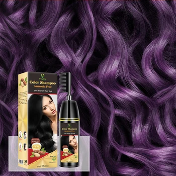 250ml Natural Argan Oil virgin coloring dying chalk instant organic henna best brown purple manic comb hair dye