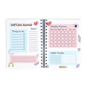 Luxury Wholesale Hard Cover Custom Print Selfcare Book A5 Self Care Journal
