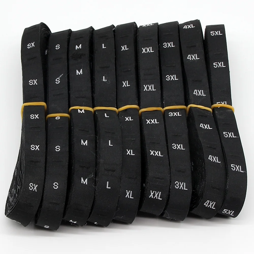 Prêt à Expédier Stock Taille Numéro Vêtements Étiquettes Taille