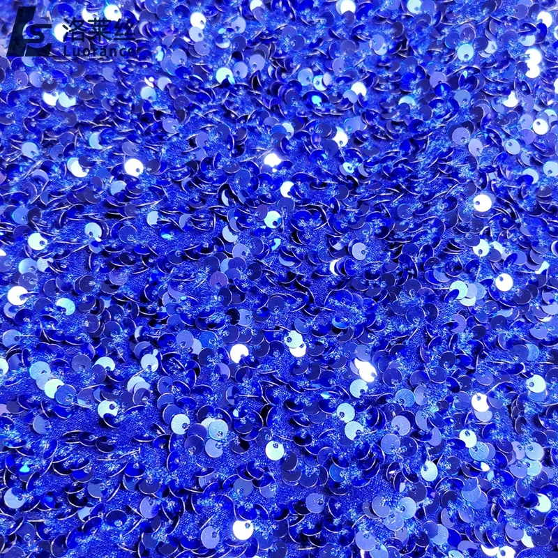 Hot Sale Dubai African Party Sequence Fabric Sequin Embroidery Velvet