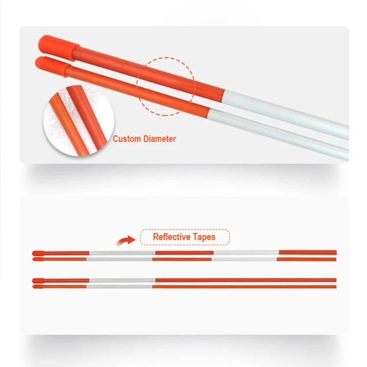 Custom Fiberglass Reinforced Plastic Driveway Snow Stakes Buy