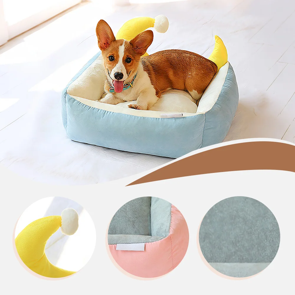 Wholesale Solid Foam Anti-Anxiety Washable Calming Dog Sofa Pet Bed Du - product detail 2