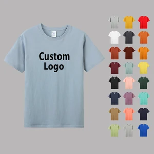 Hot Sale 100% Cotton Men's T-Shirt Acid Wash Design Embroidery 205gsm Printing Custom t Shirt