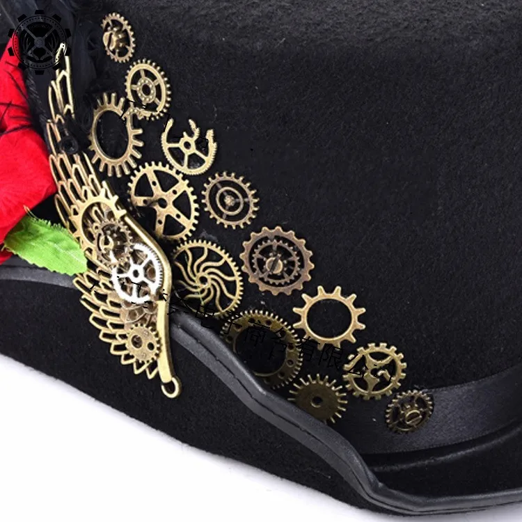 Cappello Vittoriano Lady Smiffys - Nero Con Piume E Velo