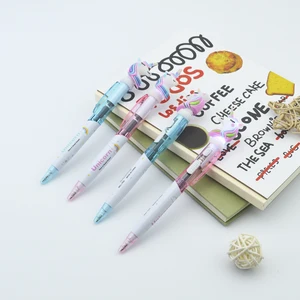 Factory Wholesale LED Creative Ballpoint Pens, Unicorn-shaped Ballpoint Pens, Student Supplies, Holiday Gifts