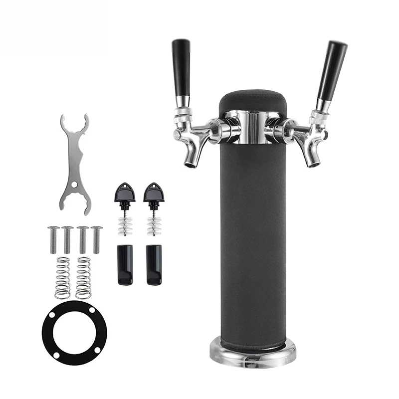 Insulating Double Beer Tap Beer Dispenser Beer Tower Cover Neoprene