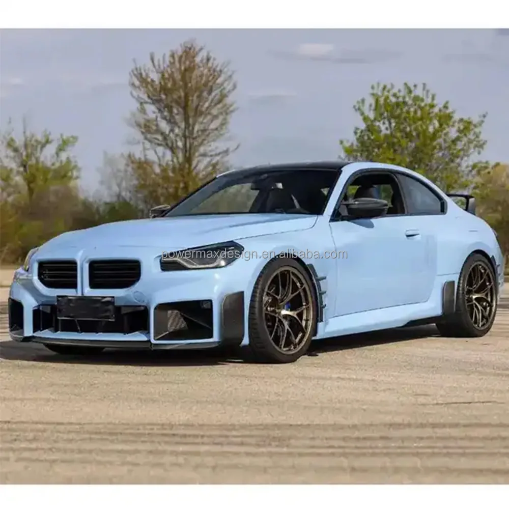 BMW M2 G87 DTD V2 DRY CARBON FIBER SIDE SKIRTS