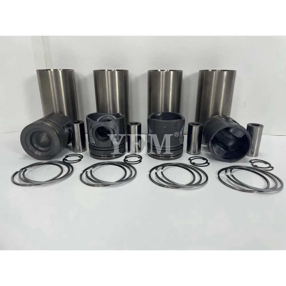 For JCB JCB444 Cylinder Liner Sleeve and Piston Kit Engine Part Hot Selling 4