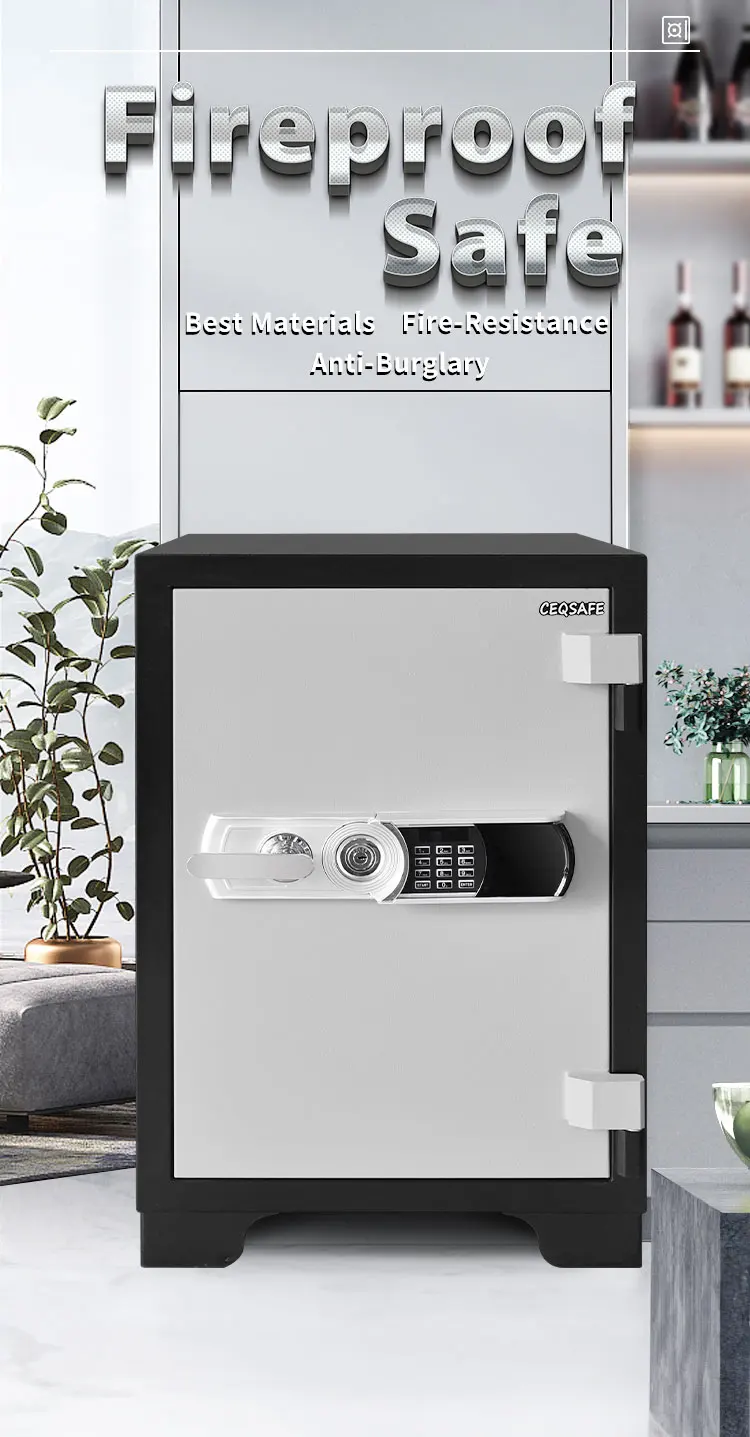 CEQSAFE Large Safe Box Fireproof Waterproof Steel Cabinet Safe Box With Digital Locks manufacture