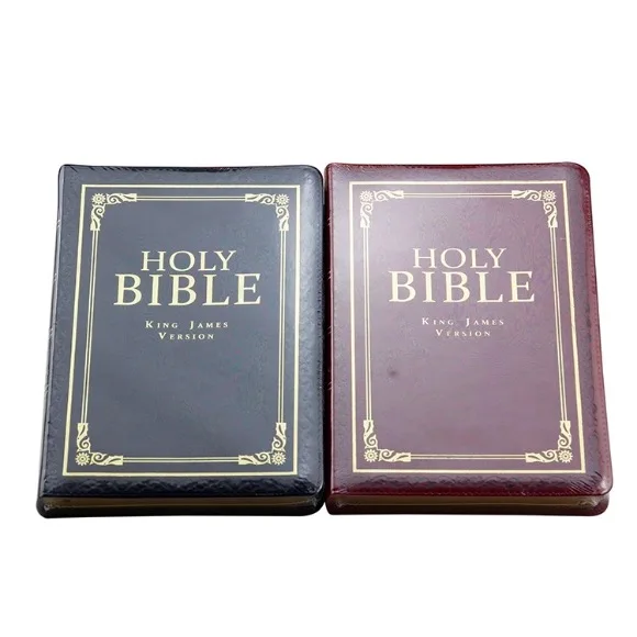 product quality assurance holy bible book new packaging technology hardcover cardboard art paper premium hardcover bible printing books-4