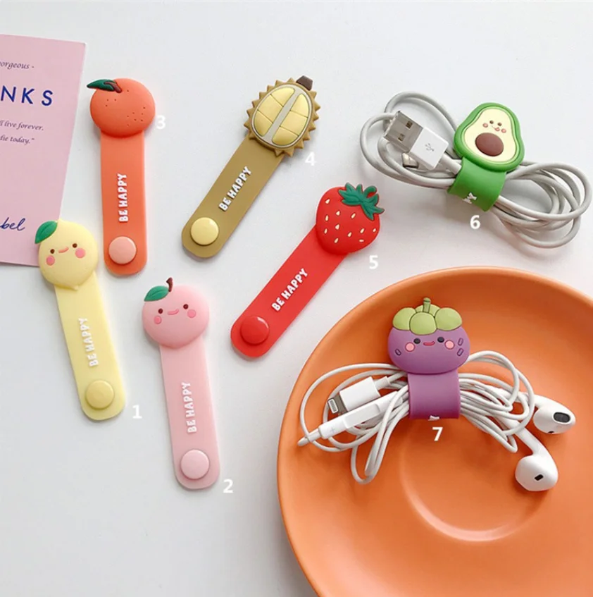 Мультяшный протектор кабеля, защита кабеля передачи данных, защитный чехол, намотка кабеля для телефона, USB зарядный кабель для телефона xr