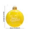 Feuilles Jaunes - Boule de Noël