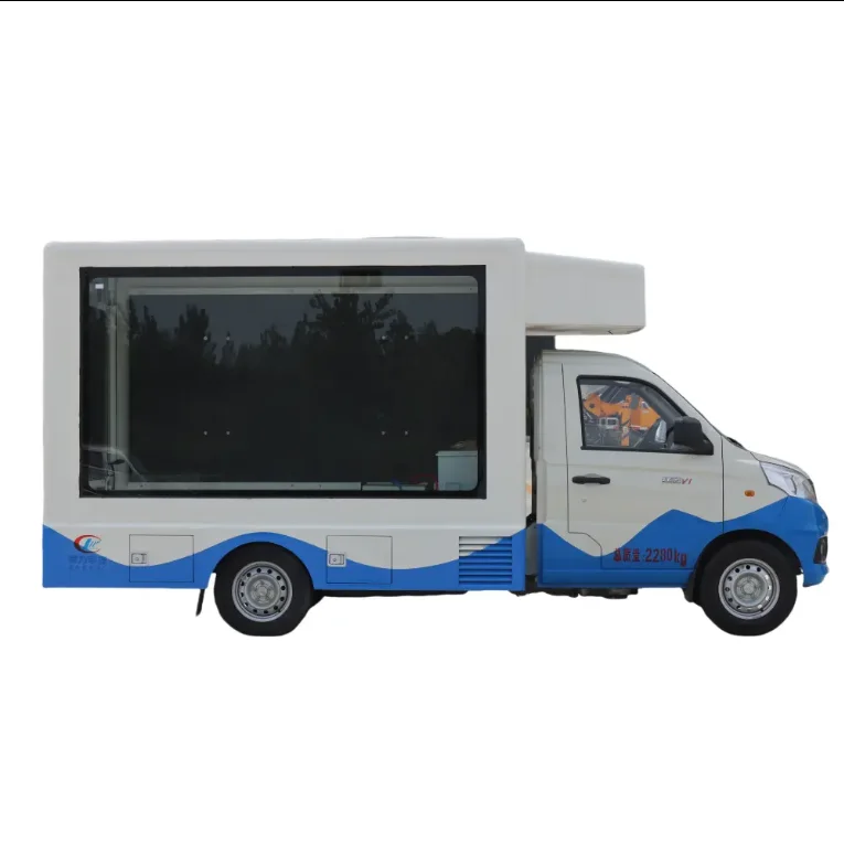 Foton 4*2 Lado Único P5 LED Digital Externo de Alta Definição para Caminhão de Publicidade Móvel Caminhão LED Colorido Móvel