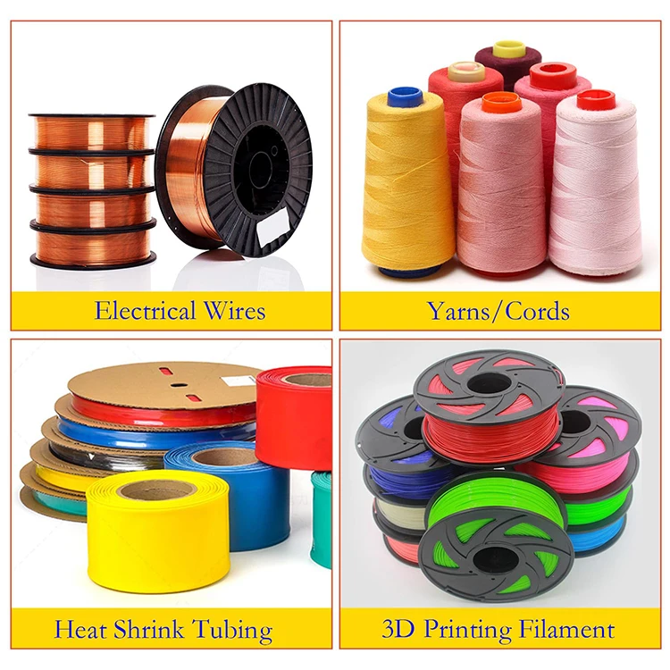 JH-Mech Cable Dispenser Stand Portable Efficient Cable Management Multi-Spool Wire Cable Rack Spool for Electrical Industrial