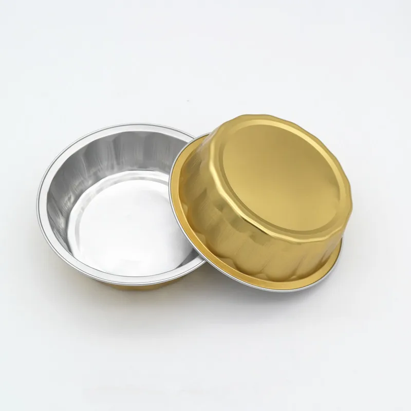 Y420 Customable Colorful Smoothwall 420ml Wrinkle Resistant Food Grade Foil Bowl Non Creased Soup Bowl Microwave Safe Foil Bowl