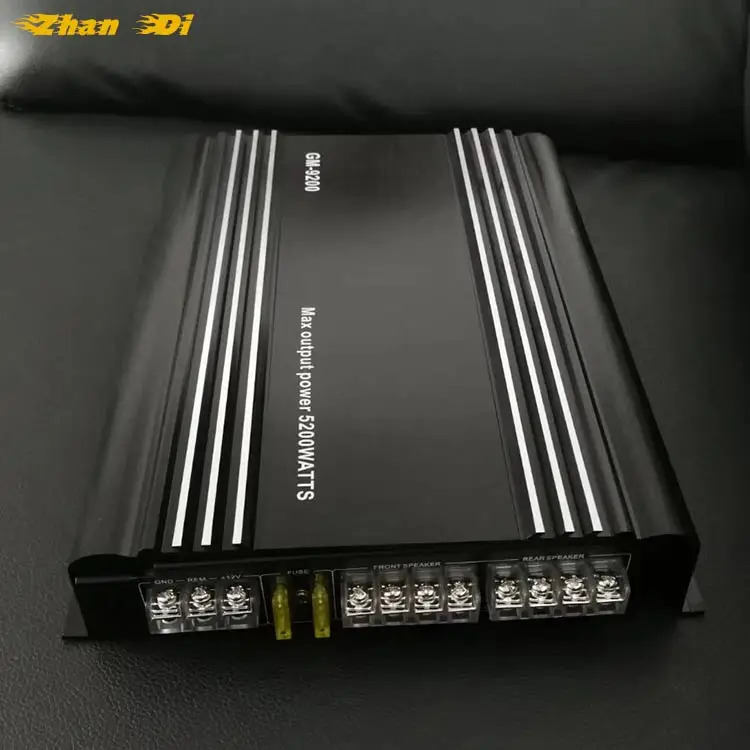 プロフェッショナル12V 4チャンネルカーオーディオアンプAB 4CH