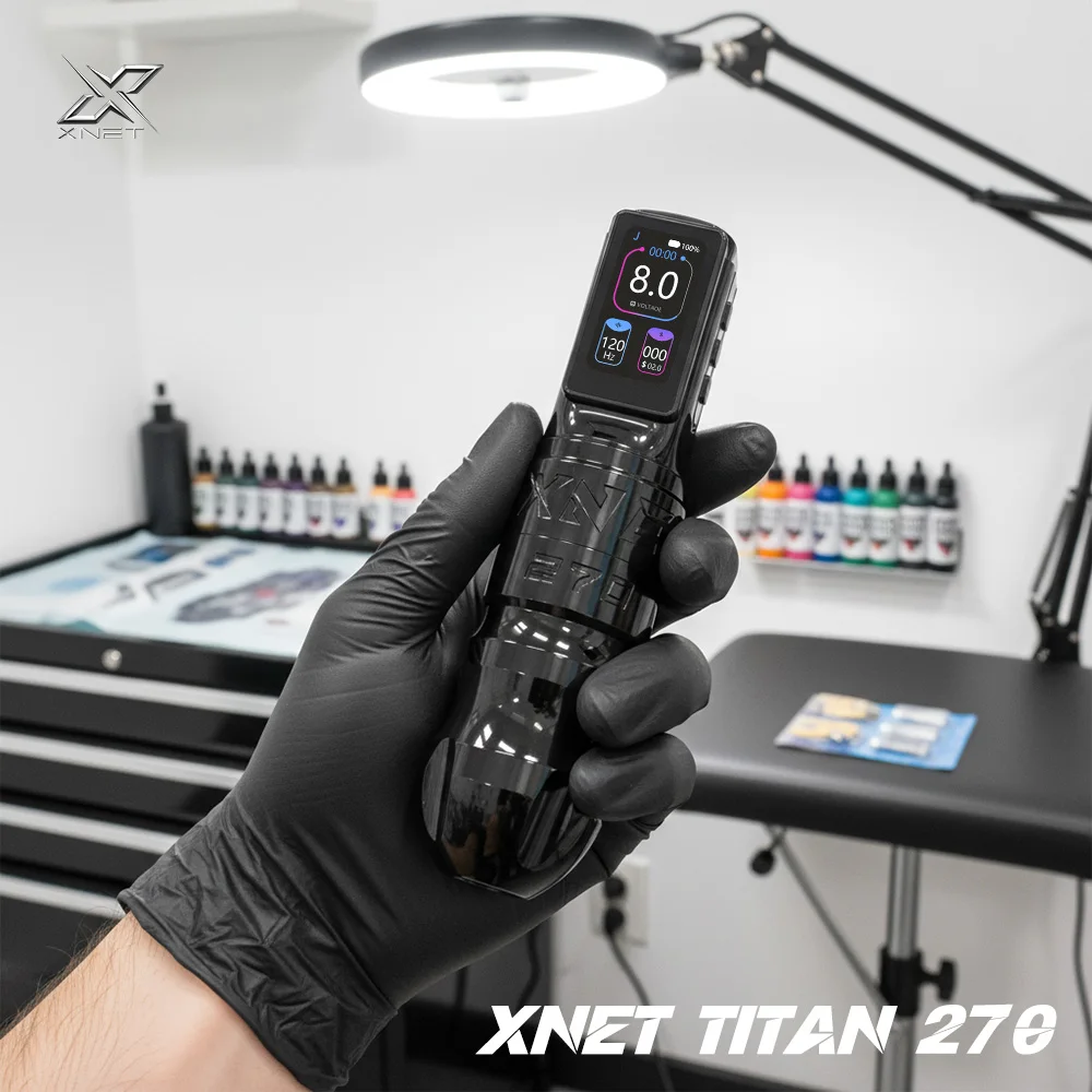 XNET Titan 270 Wireless Tattoo Pen Machine - 2400mAh Battery