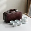 Théière à poignée-pavillon de haute montagne-une théière-quatre tasses