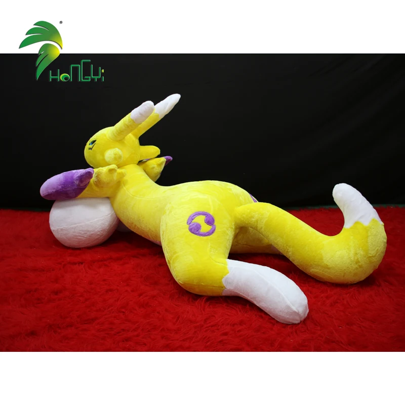 Double Layers Giant Laying Inflatable Renamon Yellow Plush Sexy Sph
