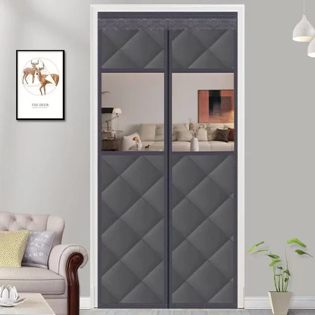 Winter insulation windproof cold and sound insulation Oxford cloth winter cotton door curtain