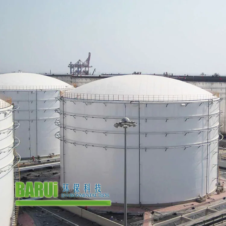 large storage dome roof tanks for