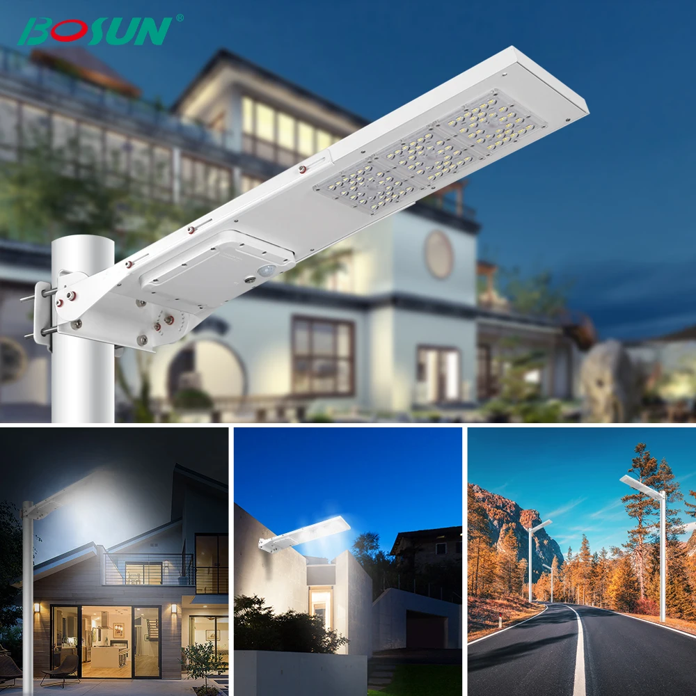 Gebosun LED 60W ソーラーフラッド アウトドア 街灯 IP65 防水 夕暮れから夜明けまでのセキュリティエリアライト 6000ルーメン 6000K 庭 倉庫 プール 通路 バス Gebosun 2-Pack 300W LED Solar Flood Light, Remote Controlled, Dusk