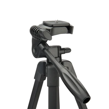 Factory Custom 1.4m Camera Stand Portable Cell Phone Dslr Camera Aluminum Tripod detail image