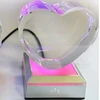 Base argentée avec coeur de 4 cm d'épaisseur