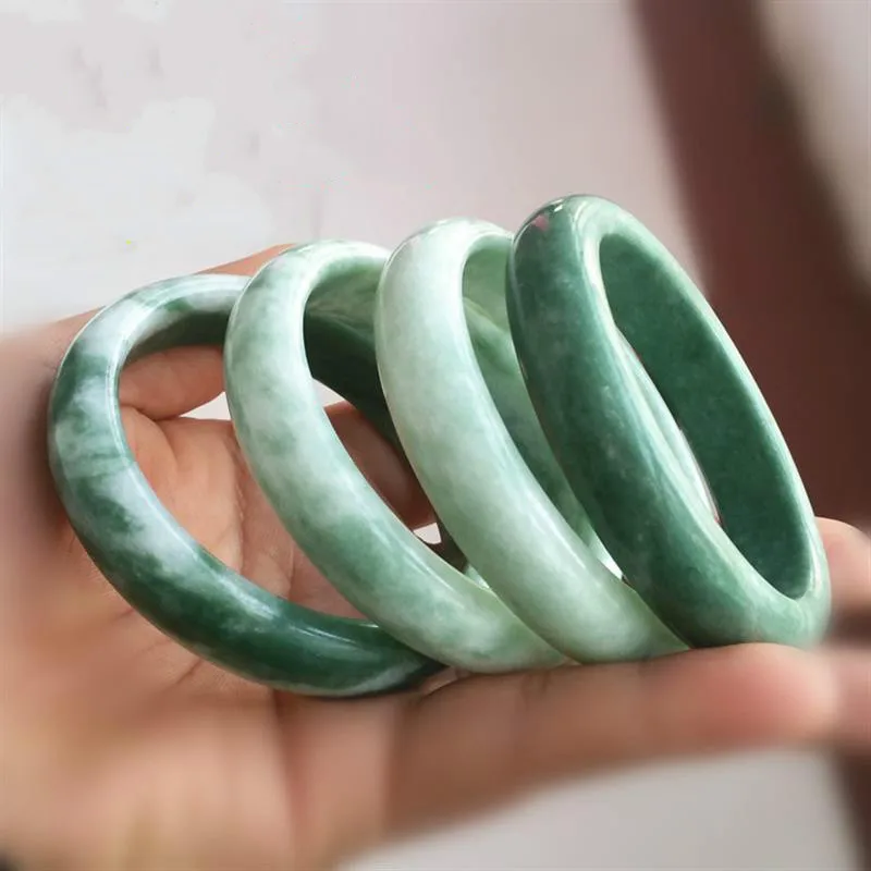 Jade Burma light green 9-10mm ~ Gemstone bracelet stretch high quality –  Art of Nature Berlin