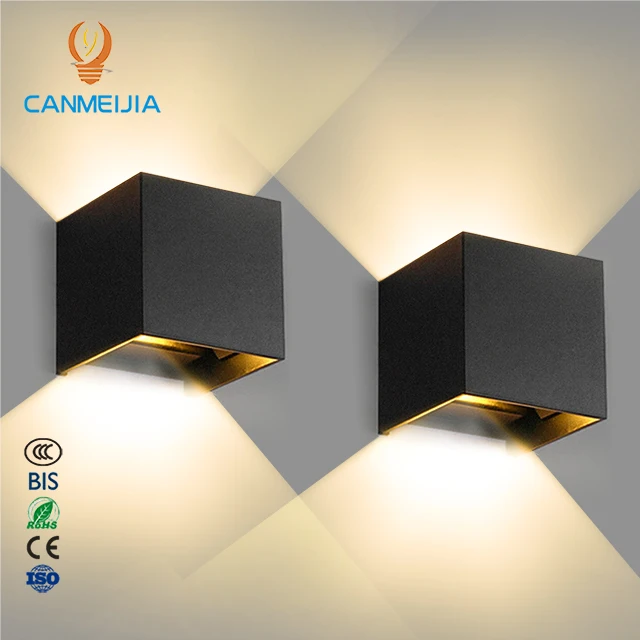 High Quality  IP65 Cube up Down Wall Light/Outdoor Indoor Waterproof Decor Garden Porch Led Wall Light Led Wall Lamp/Wall Lamps