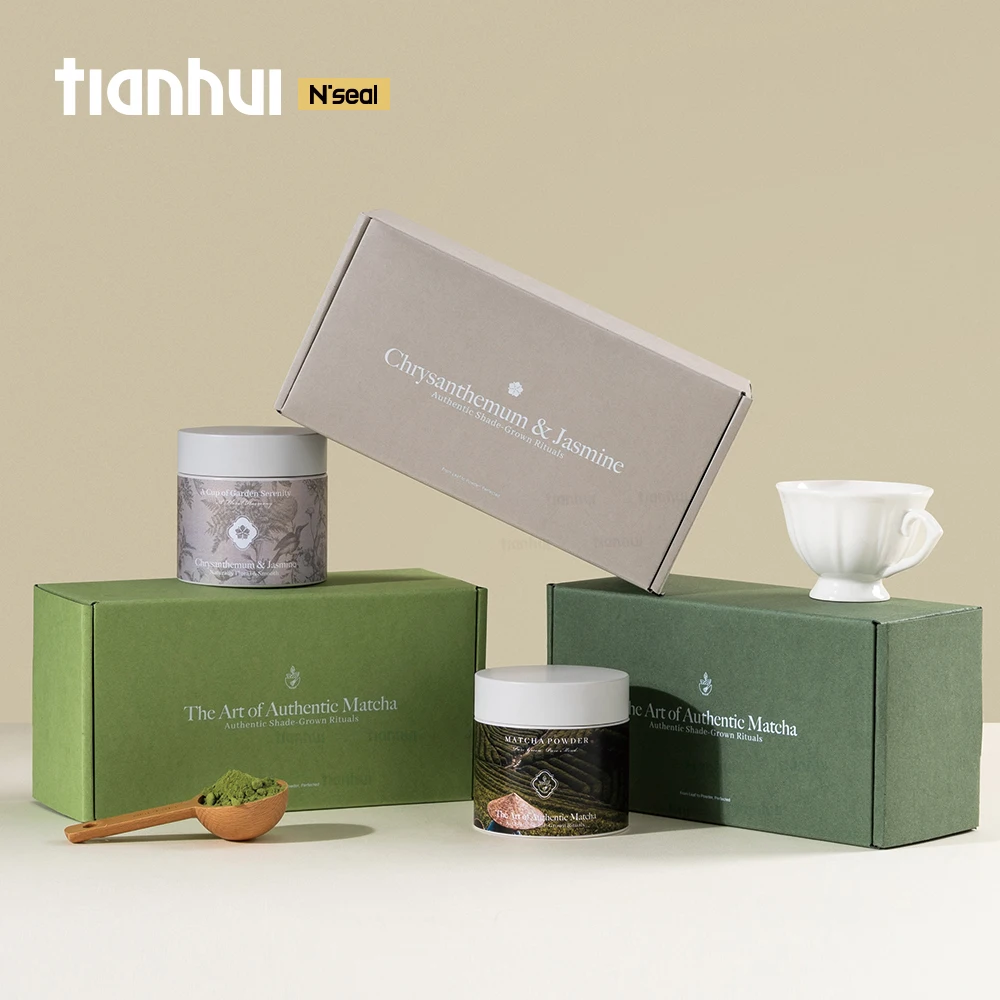Tianhui Gift Box Custom Matcha Tea Storage Paper Foldable Mailer Box