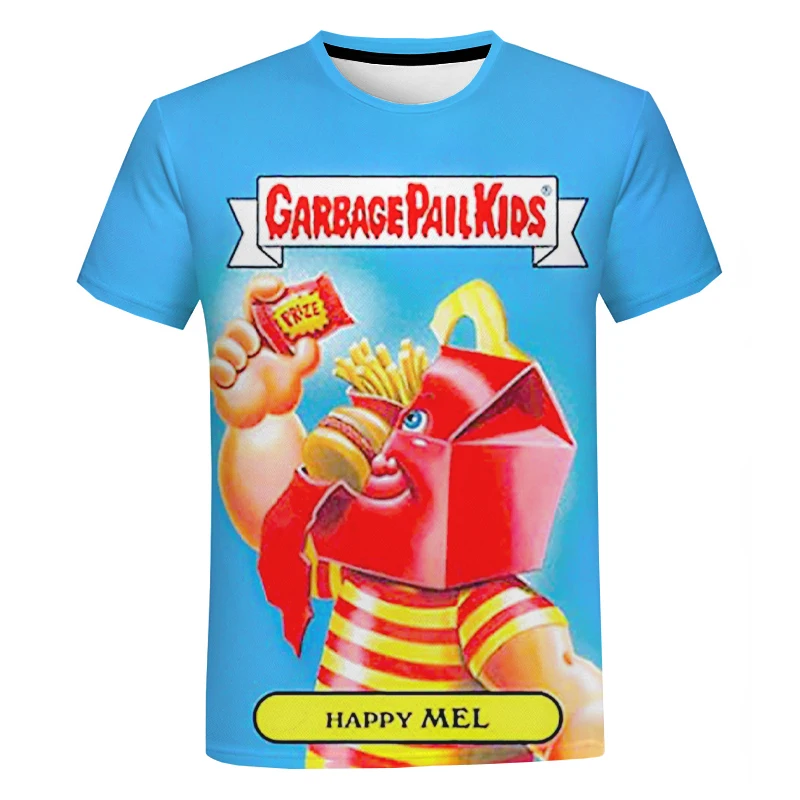 New Fashion Garbage Pail Kids 3D printed Shirts for Men and Kids Casual Style 3D Printing Shirt From Men O-neck Streetwear Tops