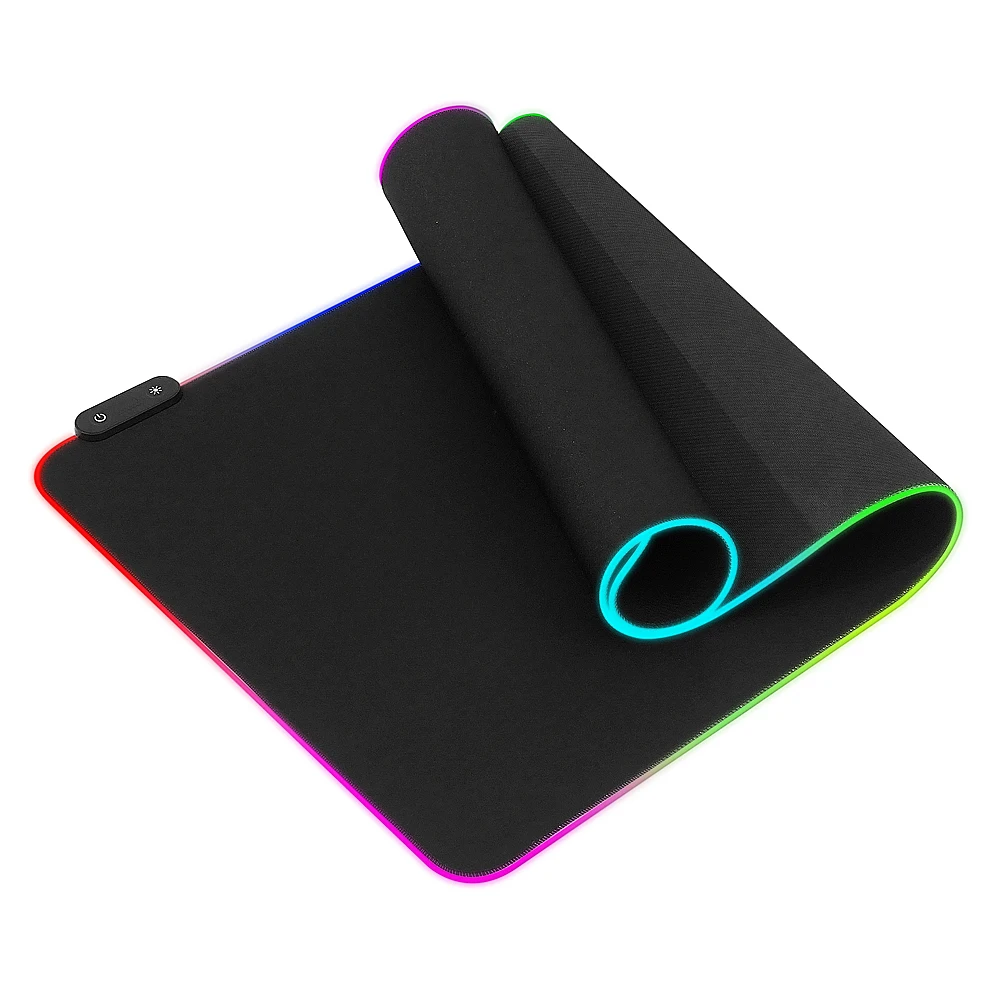 Custom Design Printed Photo Insert Blank RGB Mousepad XL XXL XXXL LED Light Pad Neoprene Rubber Waterproof Gaming Mouse Pad
