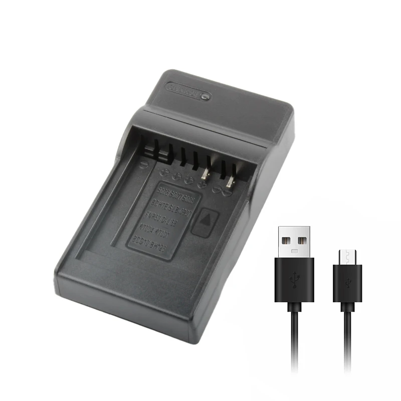 RingTeam S-005E Single USB Charger With Indicator Light S005E Battery Charger for LX2 LX3 FX8 FX9 DMC-FX100 Cameras