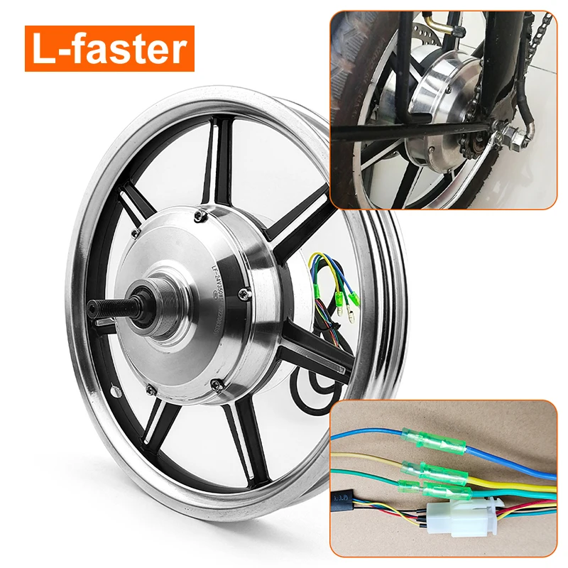 L-faster 36v 350w 14 Inch Rear Drive Hub Motor for E-bikes