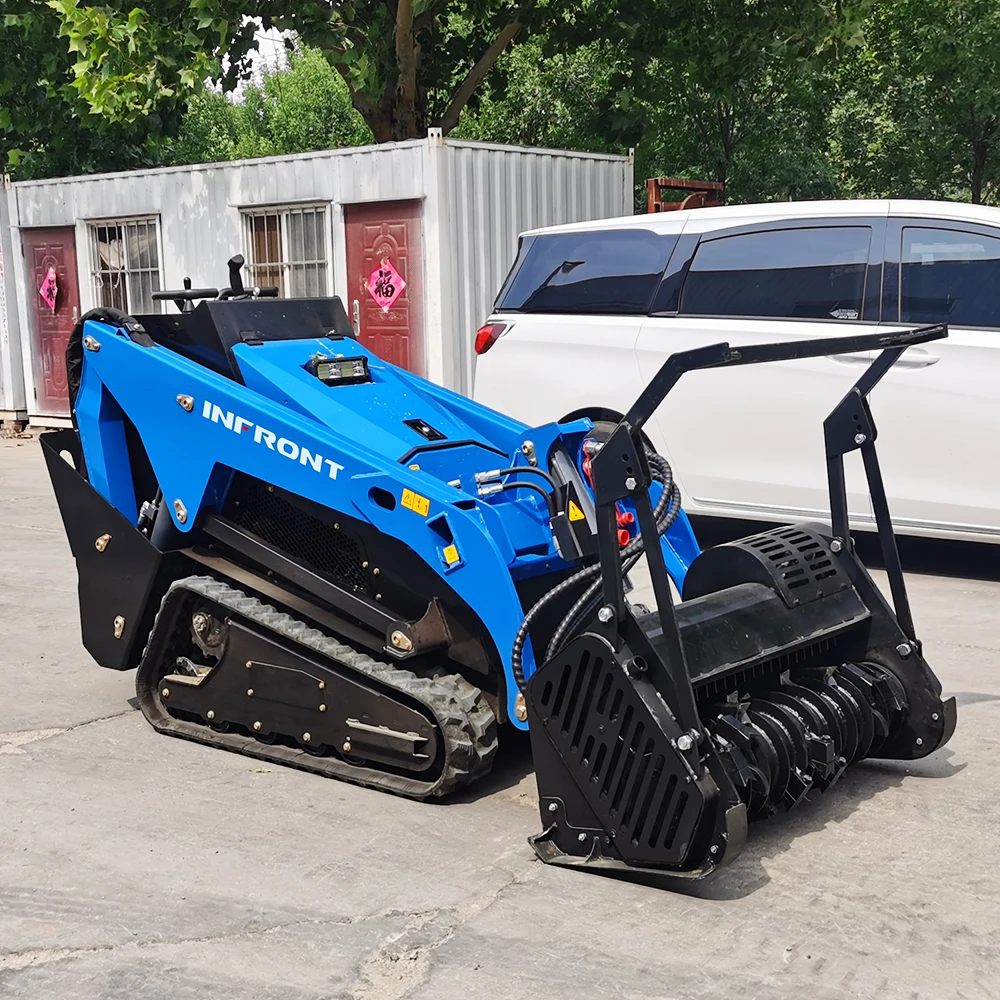 2024 Newest China Diesel Crawler Mini Skid Steer Loader Compact 25hp Track Loader Front Loader Pump Best Price Sale