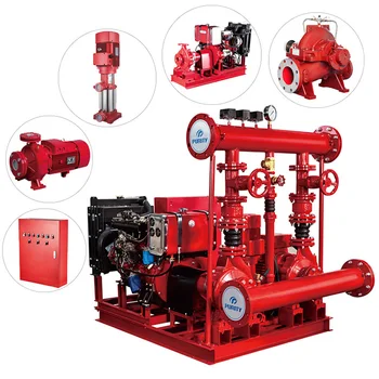 Fire Electric And Diesel Pumps And Jockey Fire Fighting Pump Set Price ...