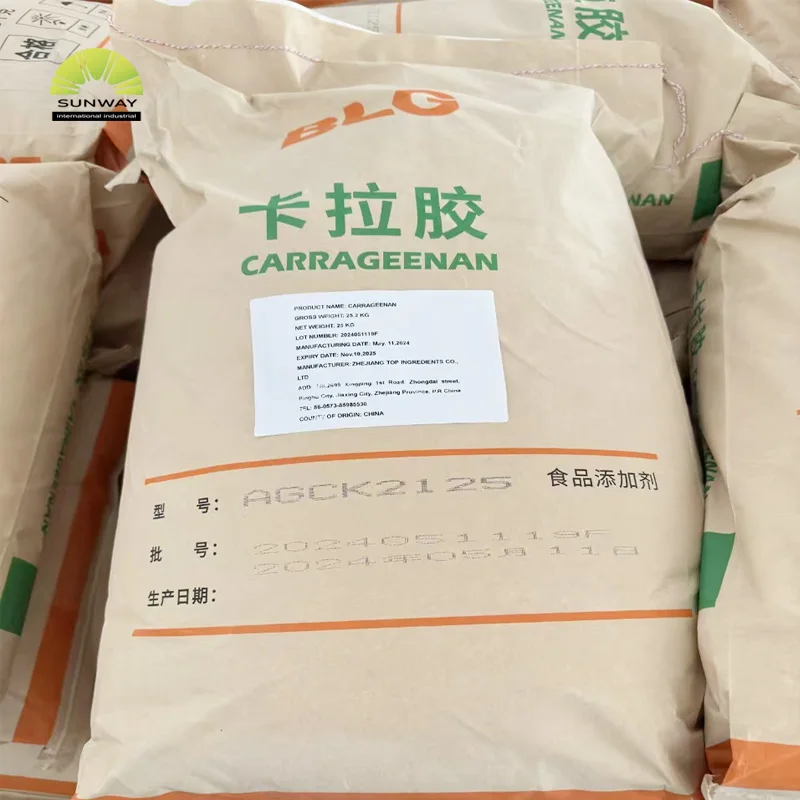 Factory Price Thickener Carrageenan Food Additive E407 9000-07-1 Semi Refined Carrageenan Powder
