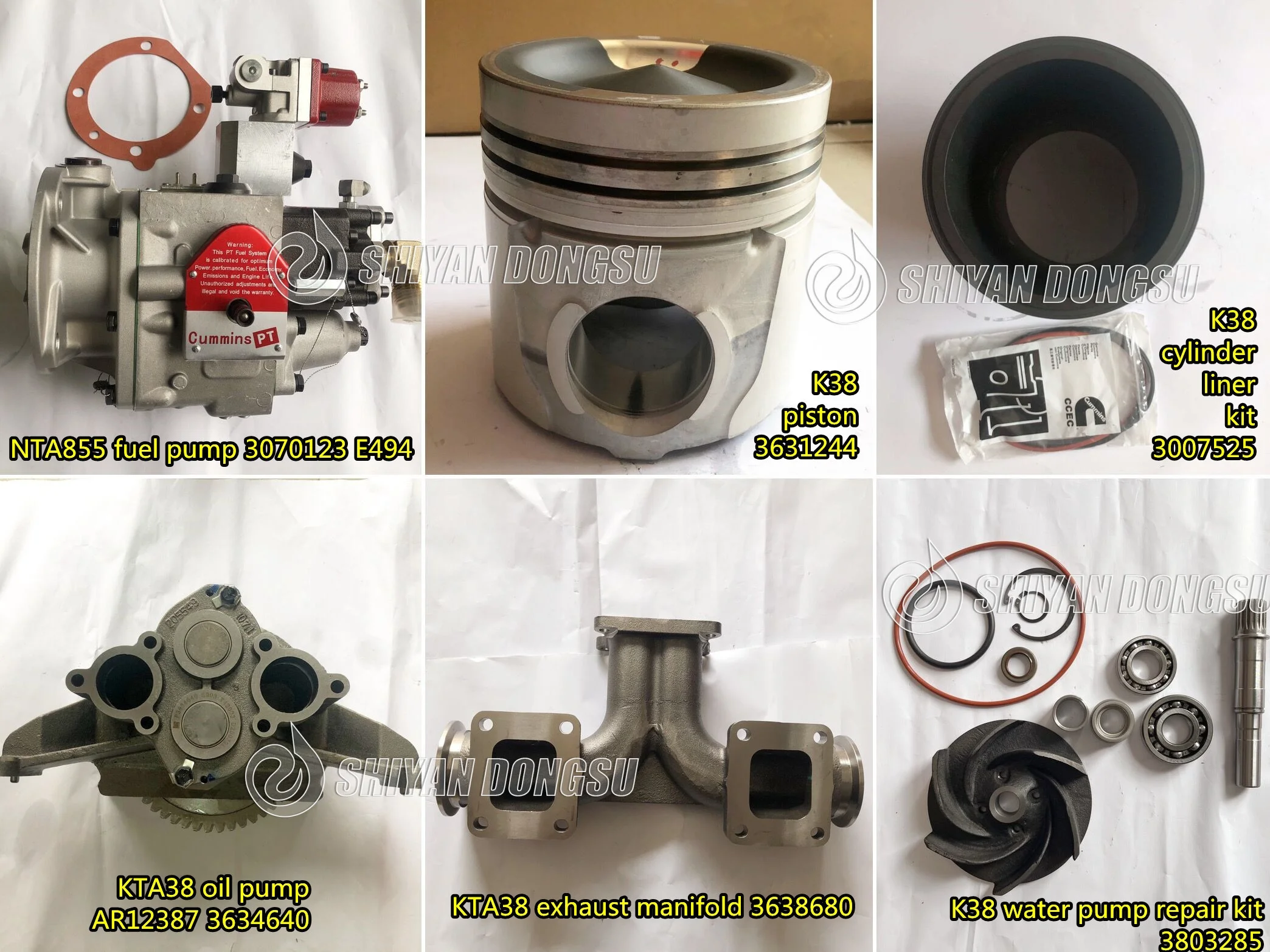 Original CCEC K38 Marine Engine Water Pump Shaft 206194 3175527