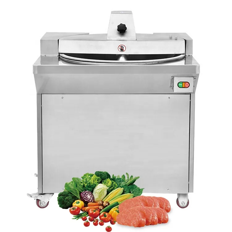 201/304 SUS Meat Bowl Cutter Machine Price Meat Grinder Chopper Machine  Silent Cutter Bowl Buffalo Chopper