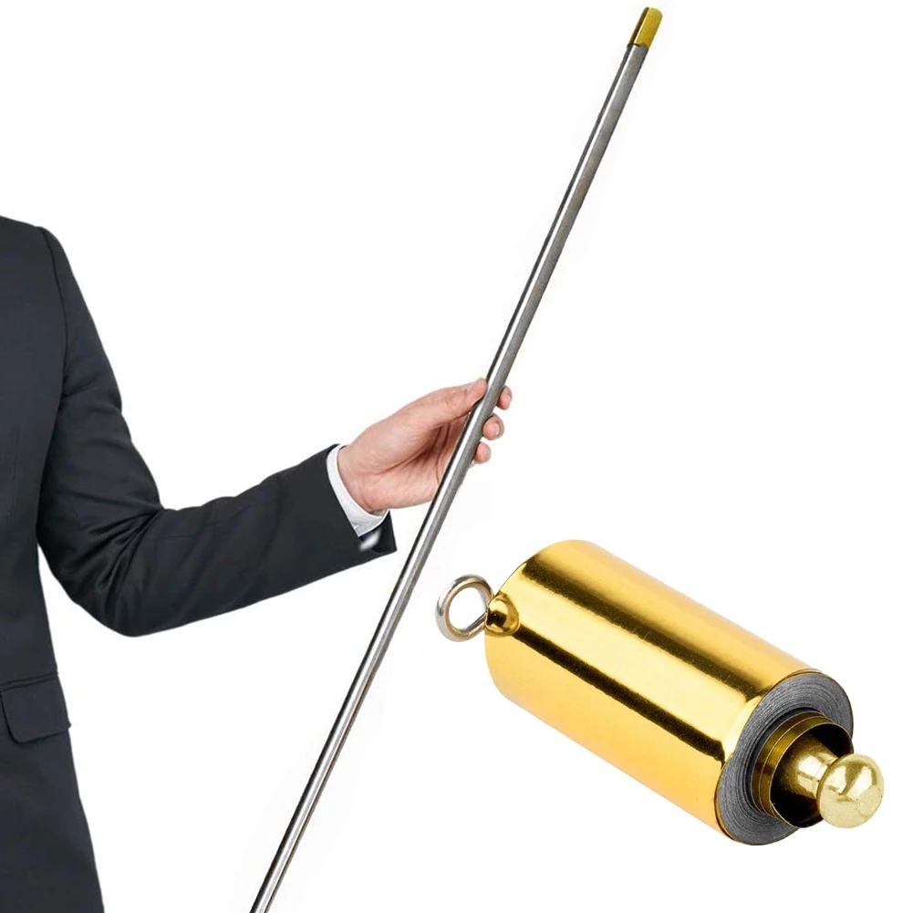 UP-дропшиппинг, портативная Металлическая телескопическая палка для искусства, шоу, самообороны, волшебная телескопическая палка, легкое обучение, волшебный трюк