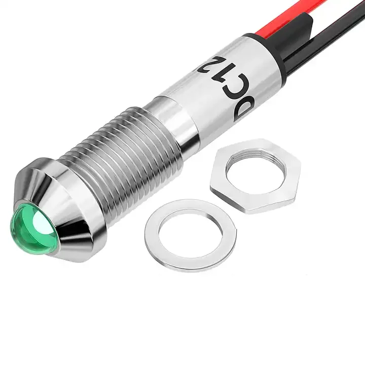 Voyant Lumineux Avec LED ROUGE Intégrée, 24 Vca/cc