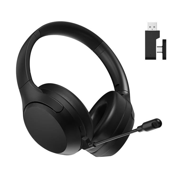 GHz Connection USB-C Dongle Surround Sound Lightweight Design BC23  Wireless Gaming Headset for PS4 Xbox