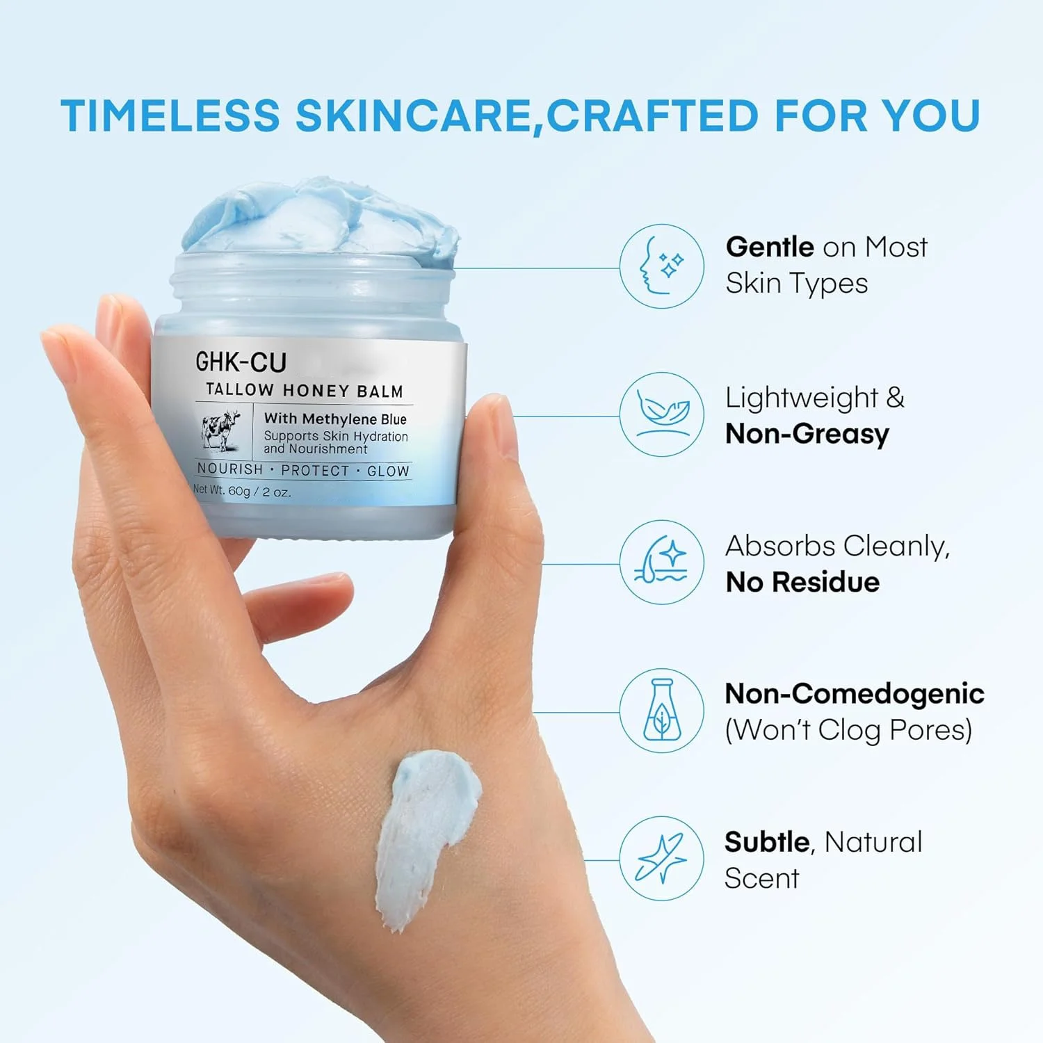 ghk cu and sleep Wholesale GHK-Cu Copper Peptide Face Cream for your store main image 0