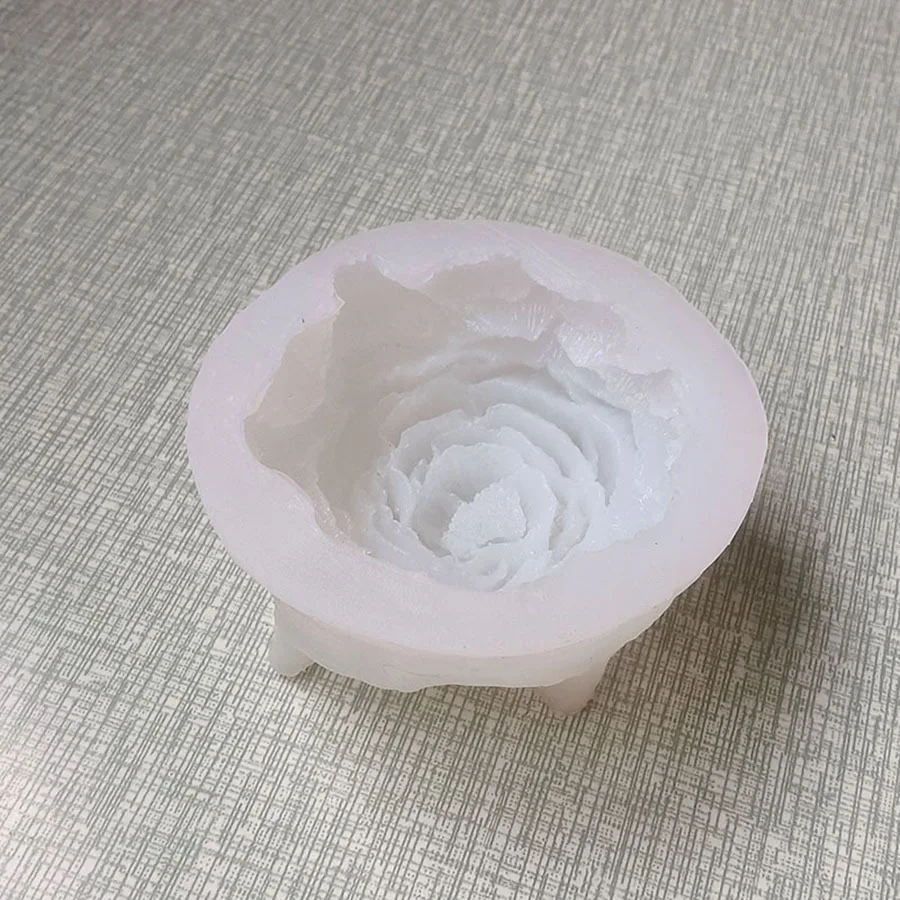 Peony DIY Handmade Silicone Mold for Chocolate Baking Aromatherapy Candle Resin Plaster-Cake Tools details