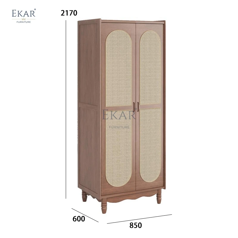 product new design modern cherry wood bedroom furniture wardrobe storage cabinet-66